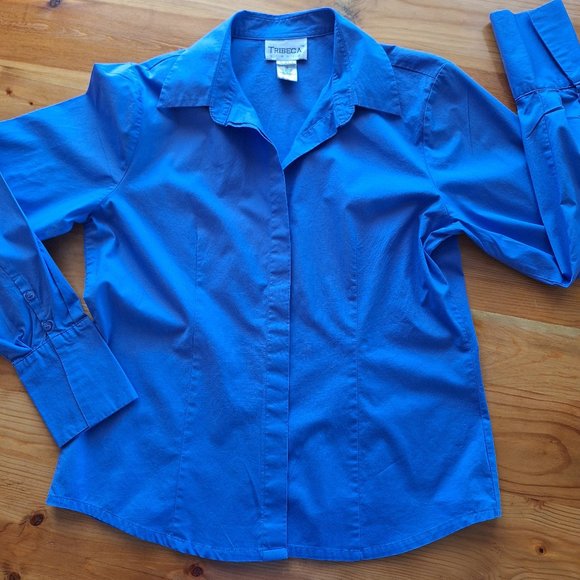 Tribeca Studio Tops - Vintage Tribeca Long Sleeve Button Up Top